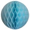 12" Honeycomb Tissue Paper Ball Decoration (6-Pack, Light Blue) view 2