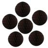 12" Honeycomb Tissue Paper Ball Decoration (6-Pack, Brown) view 1
