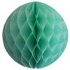 12" Honeycomb Tissue Paper Ball Decoration (6-Pack, Mint) view 2