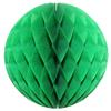 12" Honeycomb Tissue Paper Ball Decoration (6-Pack, Green) view 2