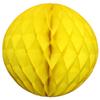 12" Honeycomb Tissue Paper Ball Decoration (6-Pack, Yellow) view 2
