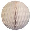 12" Honeycomb Tissue Paper Ball Decoration (6-Pack, White) view 1