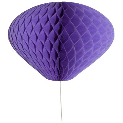 6-pack 11 Inch Honeycomb Tissue Paper Balloon (Lavender)