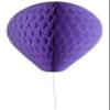 6-pack 11 Inch Honeycomb Tissue Paper Balloon (Lavender) view 1