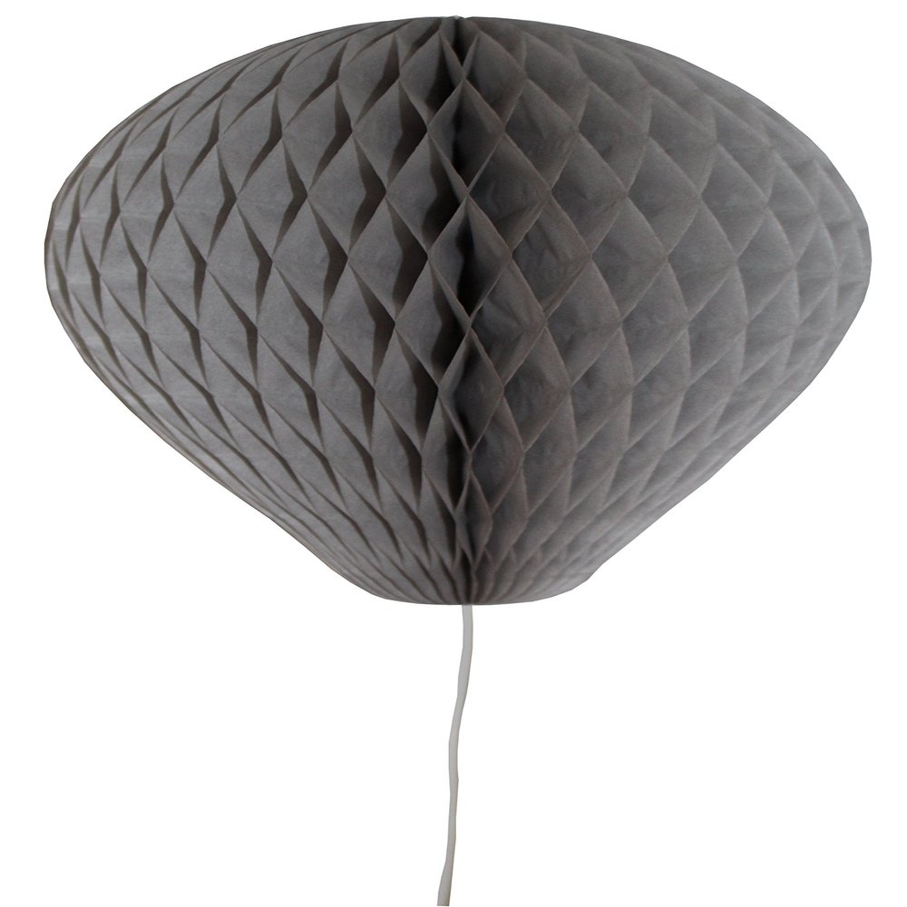 6-pack 11 Inch Honeycomb Tissue Paper Balloon (Gray)