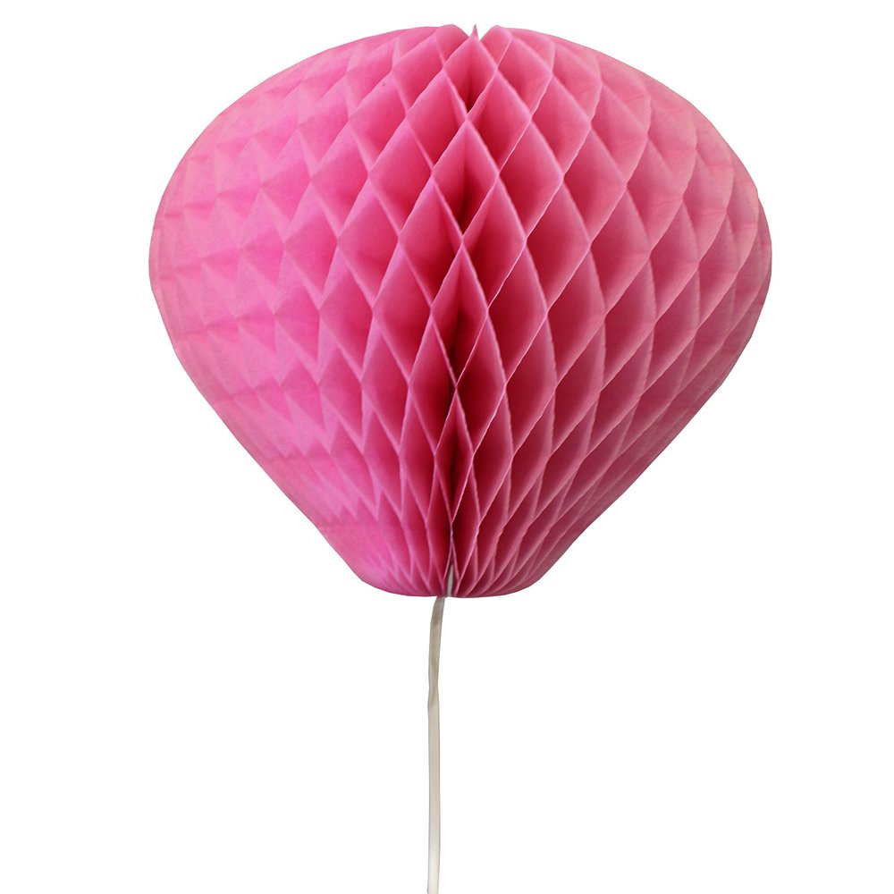 6-pack 11 Inch Honeycomb Tissue Paper Balloon (Dusty Rose)