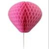6-pack 11 Inch Honeycomb Tissue Paper Balloon (Dusty Rose) view 1