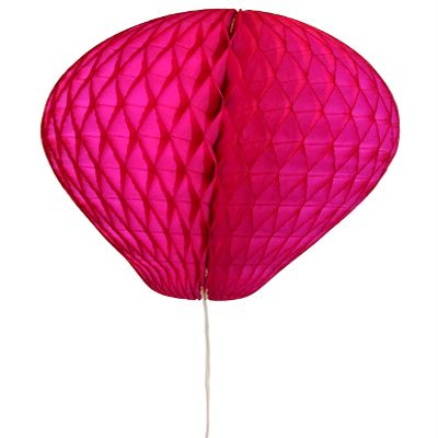 6-pack 11 Inch Honeycomb Tissue Paper Balloon (Cerise)