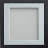 Frame Company Allington Black 10x8 inch Frame with Light Blue Mount for Image 8x6 inch *Choice of Sizes* view 1