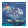 1964 New York Worlds Fair - Unisphere Globe - Vintage Travel Poster by Bob Peak - Fine Art Matte Paper Print (Unframed) 30x44in view 1