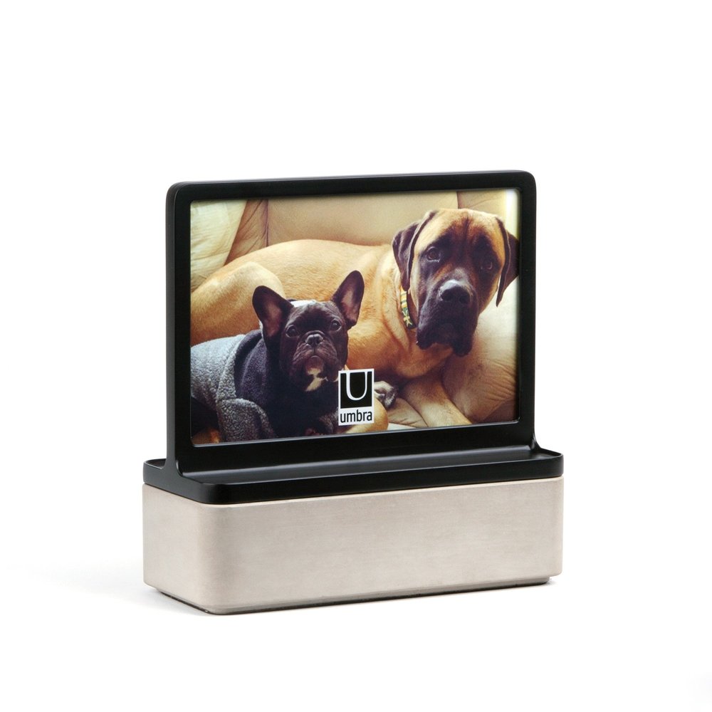Umbra Podium Photo Container, Black, Large