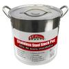 "Bene Casa Stock Pot 20 Qt. Stainless Steel 11.18"" D X 9.26"" H" view 1