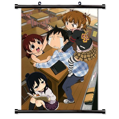 Mitsudomoe Anime Fabric Wall Scroll Poster (32" x 44") Inches. [WP]-Mitsudomoe-13 (L)