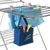 WENKO Clothes peg Bag, Polyester, Blue, 10 x 17 x 19 cm view 3
