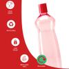 MILTON Pacific Water Bottle with Lid Reusable Leakproof 34 Oz Set of 6-Pack Red, Plastic Large Big Drink Bottle Perfect for Cycling Camping Hiking Gym Yoga Travel, Outdoors, Great for Juices Milk view 2