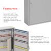 Sterling KC150H Single Door Key Cabinet with 150 Hooks, Grey view 3