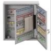 Sterling KC150H Single Door Key Cabinet with 150 Hooks, Grey view 4