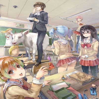 Nichijou Customized 24x34 inch Silk Print Poster/WallPaper Great Gift