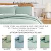 Southshore Fine Living, Inc. Oversized King Quilt Bedding Set, Soft Microfiber, Stain and Pet Hair Resistant Bedding, California/King Size Quilt Coverlet Bedspread Set with 2 Shams, Sky Blue view 4