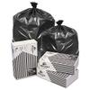 PITT PLASTICS/INTEPLAST, BLACK LOW DENSITY PERFORATED CAN LINER 125-12, Manufacturer Part Number: B74820XK view 1