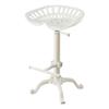 Carolina Cottage Adjustable Tractor Seat Barstool - White view 1