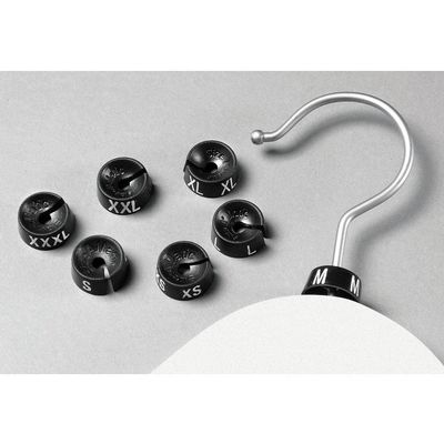 Retail Resource Medium Black Round Size Markers, 32220