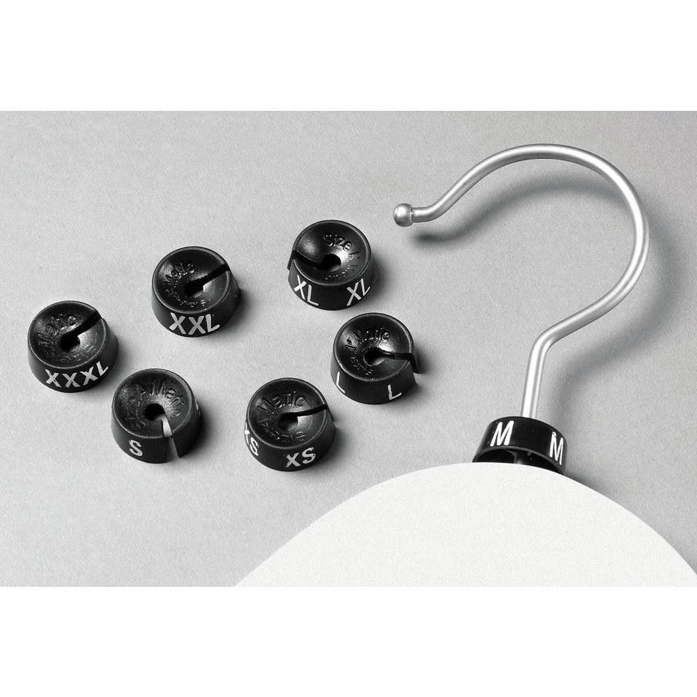 Retail Resource Medium Black Round Size Markers, 32220