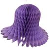 11" Honeycomb Tissue Paper Bell (6-Pack, Lavender) view 1