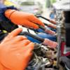 Atlantic Safety Products Orange Lightning Exam Gloves, Disposable, Powder-Free Nitrile Gloves, Orange, Small, 100-Ct view 3