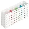 Like-IT CB-9028S Storage Box, Storage Case, Multi Stand, Approx. Width 2.8 x Depth 11.0 x Height 4.9 inches (7 x 28 x 12.5 cm), White x Mix, Made in Japan view 1