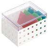 like-it CB-9001S Storage Case Card Case (S) Width 4.1 x Depth 5.5 x Height 3.3 inches (10.5 x 14 x 8.3 cm), White x Mix, Made in Japan view 1