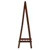 Fuji Boeki 15192 Coat Hanger, Hanger Rack, Slim, Wood, Width 31.5 x Depth 17.7 x Height 58.8 inches (80 x 45 x 147.8 cm), Brown, With Shelf, view 3