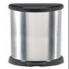 Curver 184106 40L Polypropylene Metal Look Pedal Bin 30 x 34.9 x 69.7cm view 3
