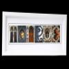 Creative Letter Art Personalized Wedding Name Sign Created with Architectural Alphabet Photography Includes 12 by 26 inch Frame with Mat - Best Wedding Gift view 1