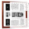 Creative Letter Art Personalized Wedding Book Guest Registry and Architectural Name Sign includes 20 by 20 inch Frame with Collage and Signature Mat - Best Wedding Gift view 1