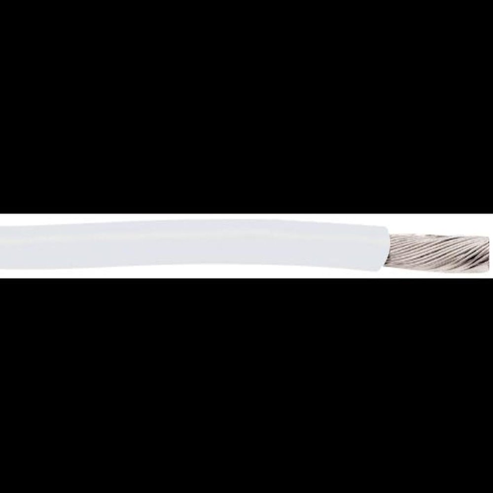 Alpha Wire Hook Up Wire, 1000Ft, 20Awg Copper White - 3053 WH001