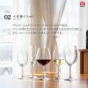 Aderia 8579 Wine Glass, Clear, 20.5 fl oz (575 ml), Shatter-Resistant, Burgundy, Red, Set of 3, Dishwasher Safe, Made in Japan view 4