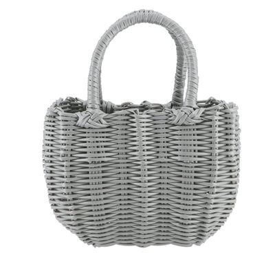 Murataya 9988 P.P Plastic Basket Bag, Gray