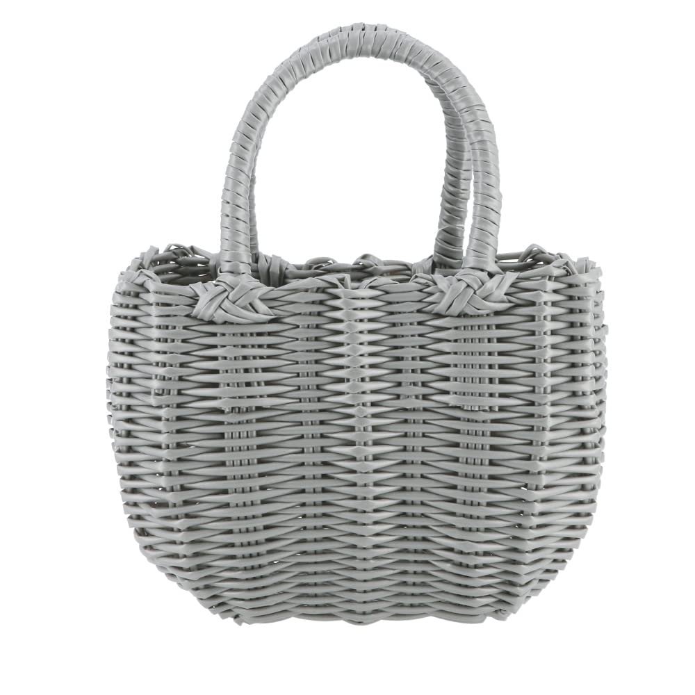 Murataya 9988 P.P Plastic Basket Bag, Gray