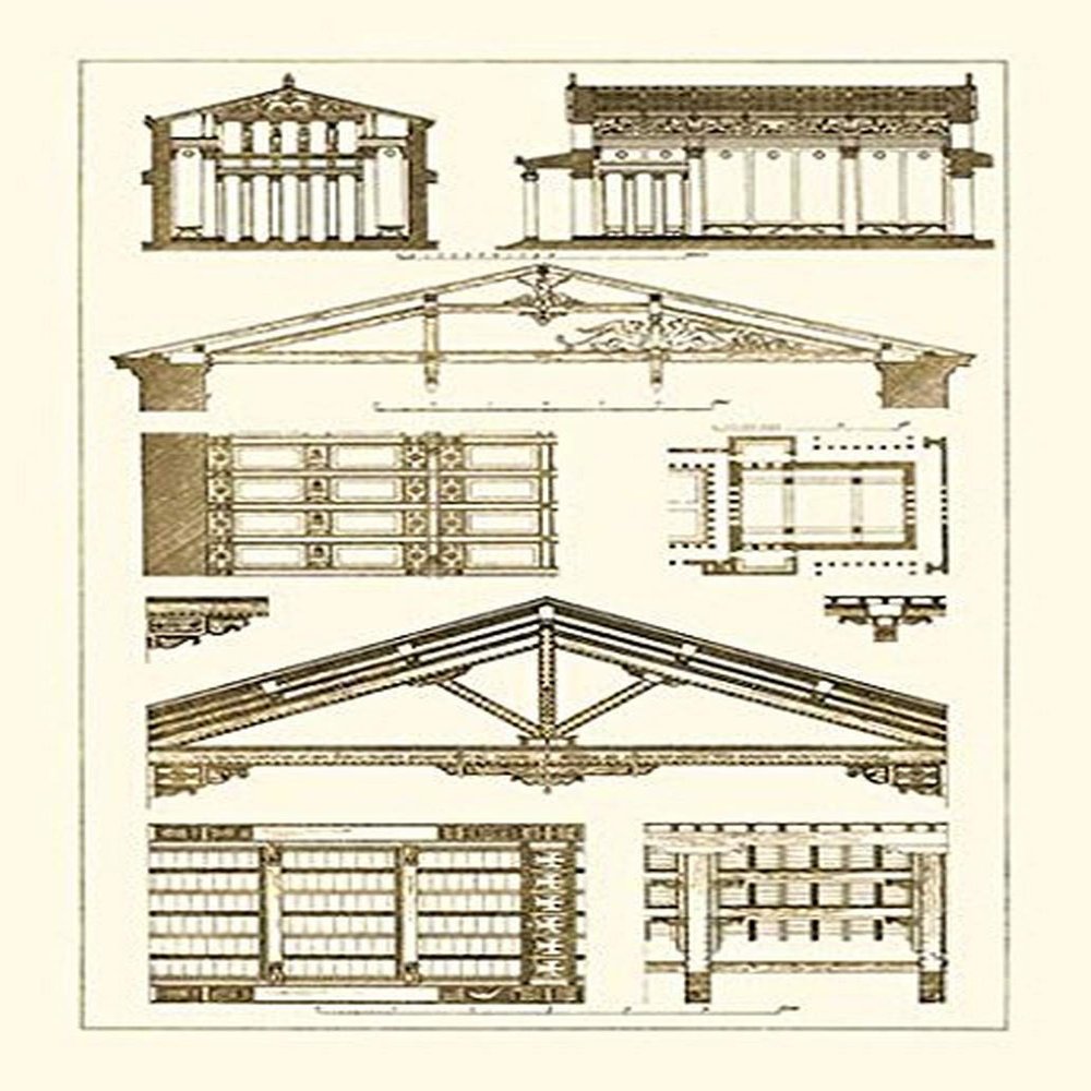 Buyenlarge 'Internal Decoration of Roof' Paper Poster, 20 by 30-Inch