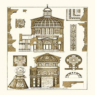 Buyenlarge 'Domical Vaulting of The Renaissance' Paper Poster, 20 by 30-Inch