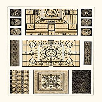 Buyenlarge 'Painted Ceilings and Pavements from Pompeii' Paper Poster, 20 by 30-Inch