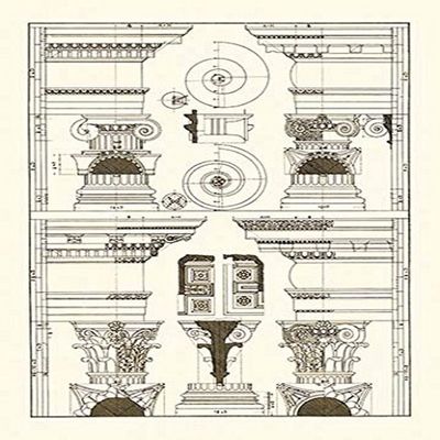 Buyenlarge 'Pediments of The Renaissance' Paper Poster, 20 by 30-Inch