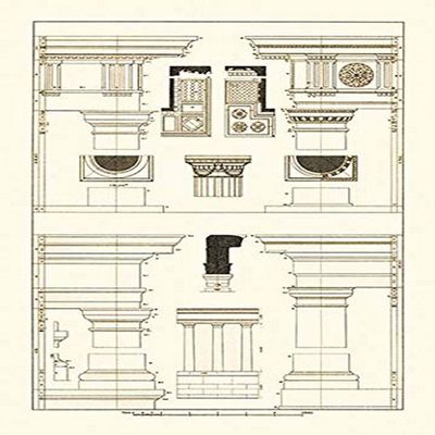 Buyenlarge 'Doric, Tuscan Orders and Columns' Paper Poster, 20 by 30-Inch