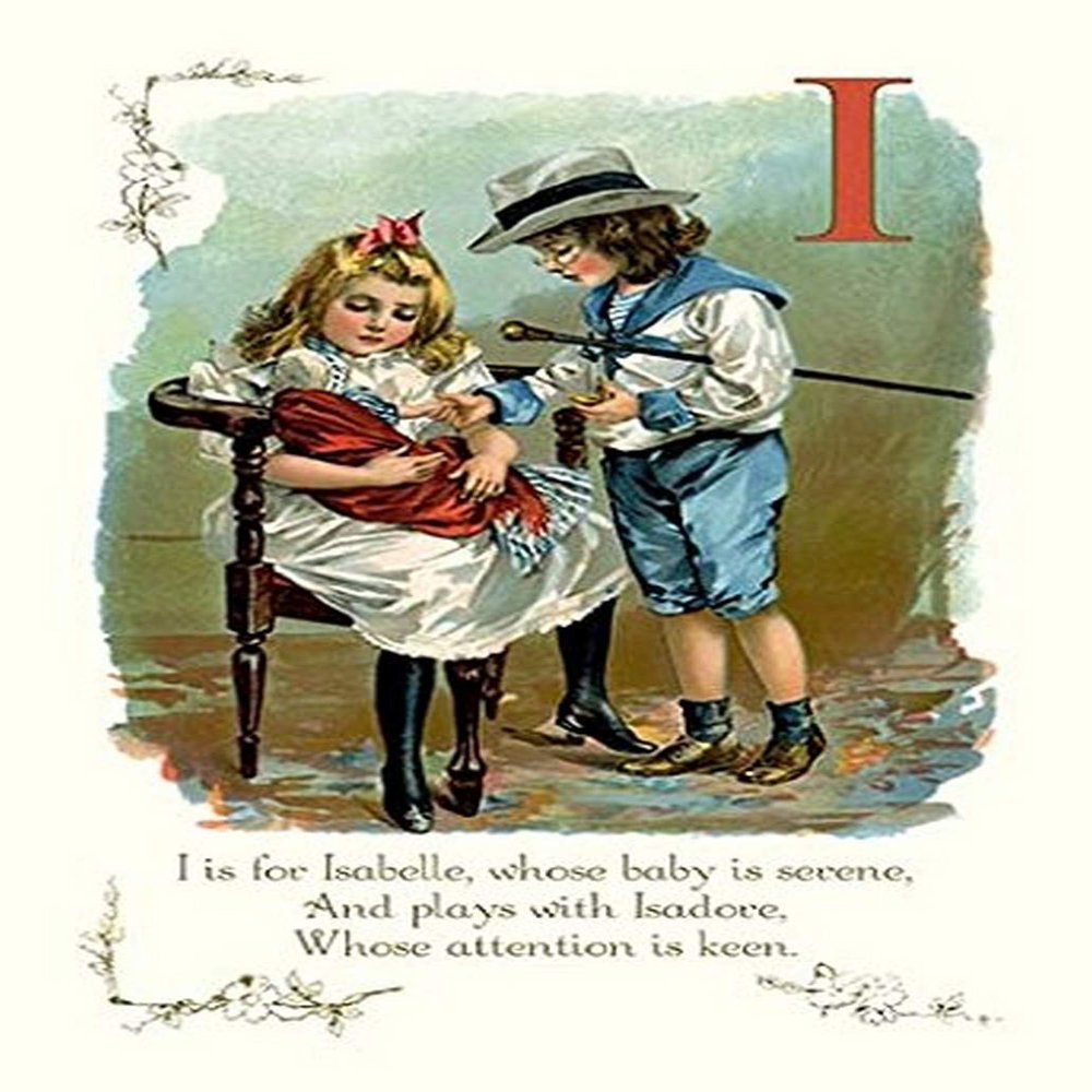 Buyenlarge 'I is for Isabelle' Paper Poster, 20 by 30-Inch