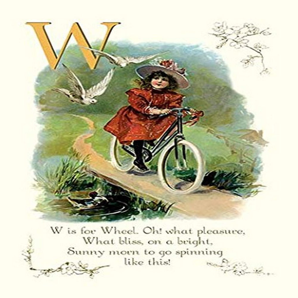 Buyenlarge 'W is for Wheel' Paper Poster, 20 by 30-Inch