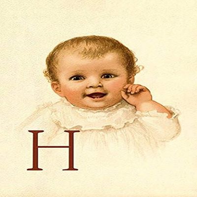Buyenlarge 'Baby Face H' Paper Poster, 20 by 30-Inch