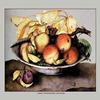 Buyenlarge 'A Bowl with Peaches and Plums' Paper Poster, 20 by 30-Inch view 1
