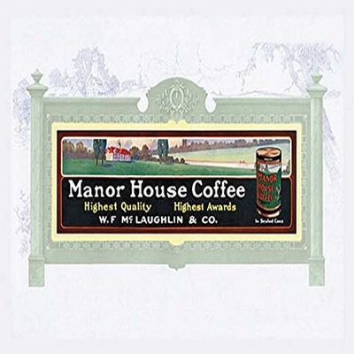 Buyenlarge 'Manor House Coffee' Paper Poster, 20 by 30-Inch