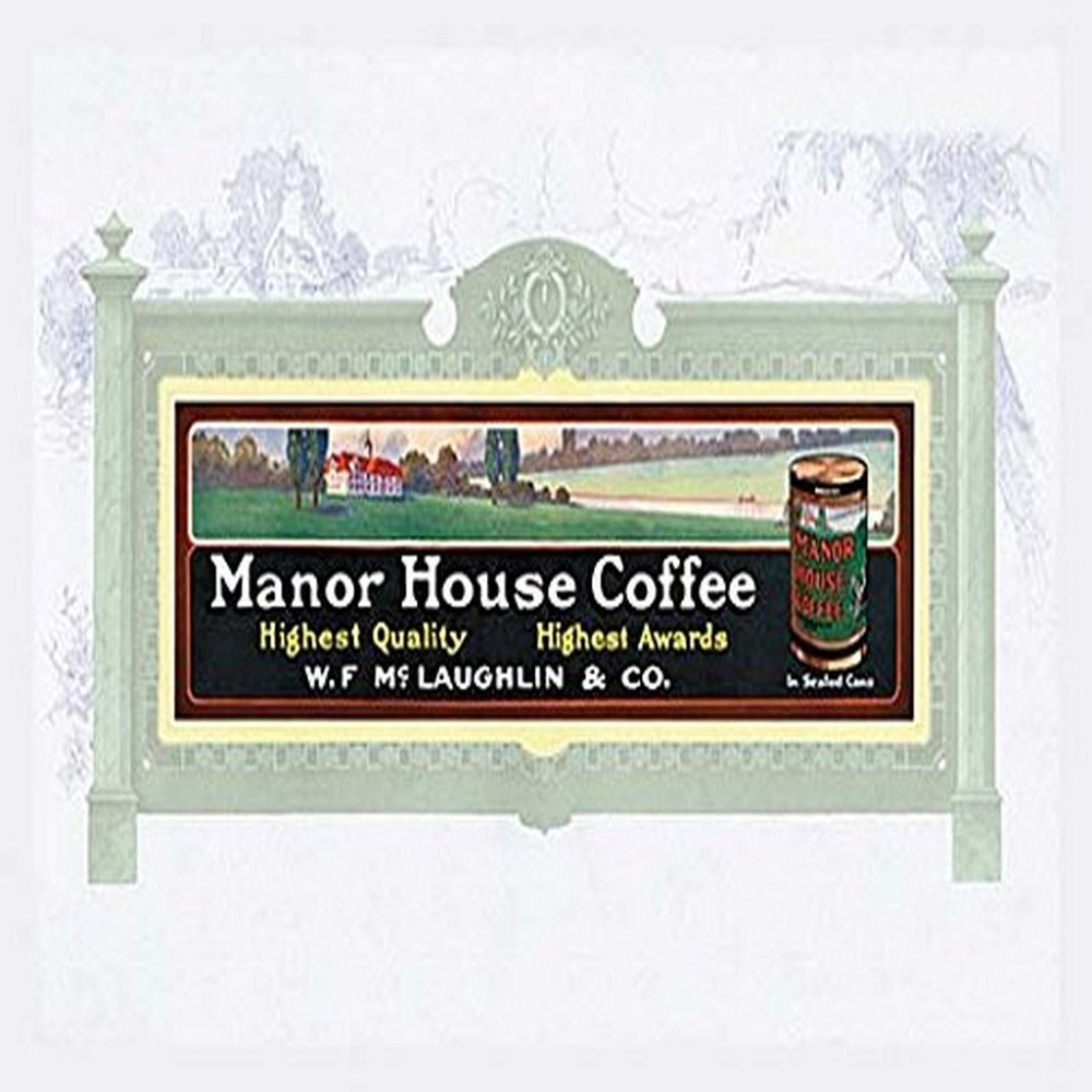 Buyenlarge 'Manor House Coffee' Paper Poster, 20 by 30-Inch